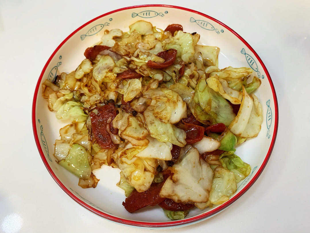 这么炒包菜，吃到空碗