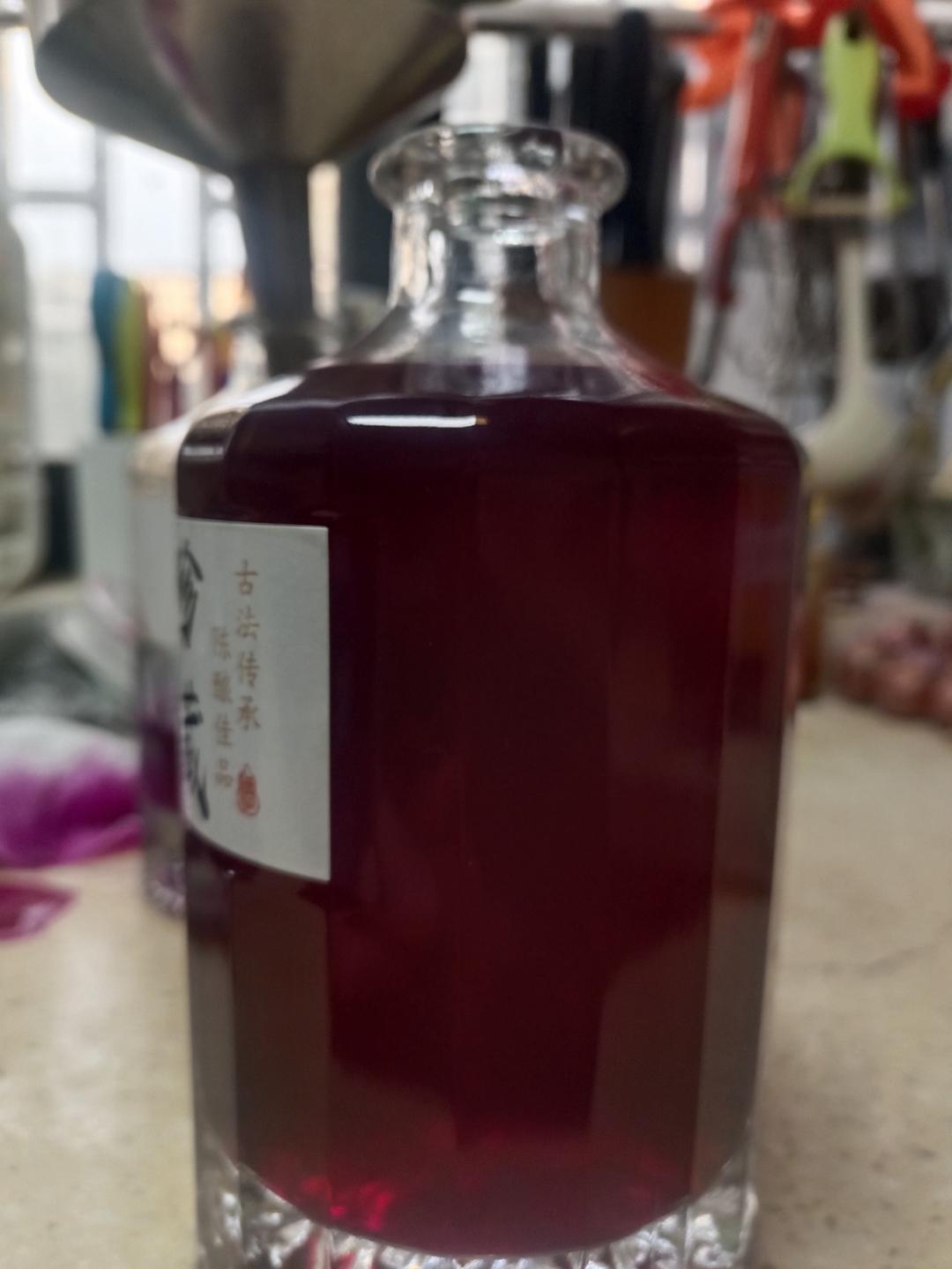 琥珀色的火龙果酒（自发酵）