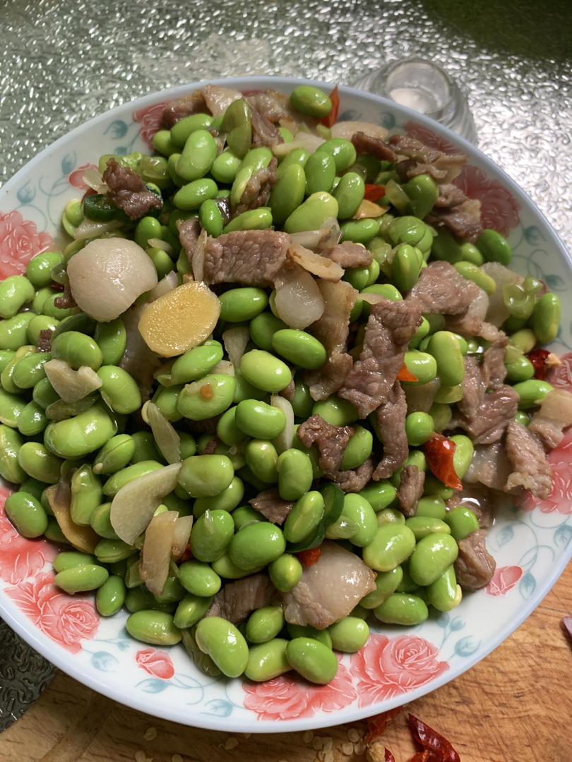 不知道吃啥就注册一个做的超香超好吃的毛豆炒牛肉