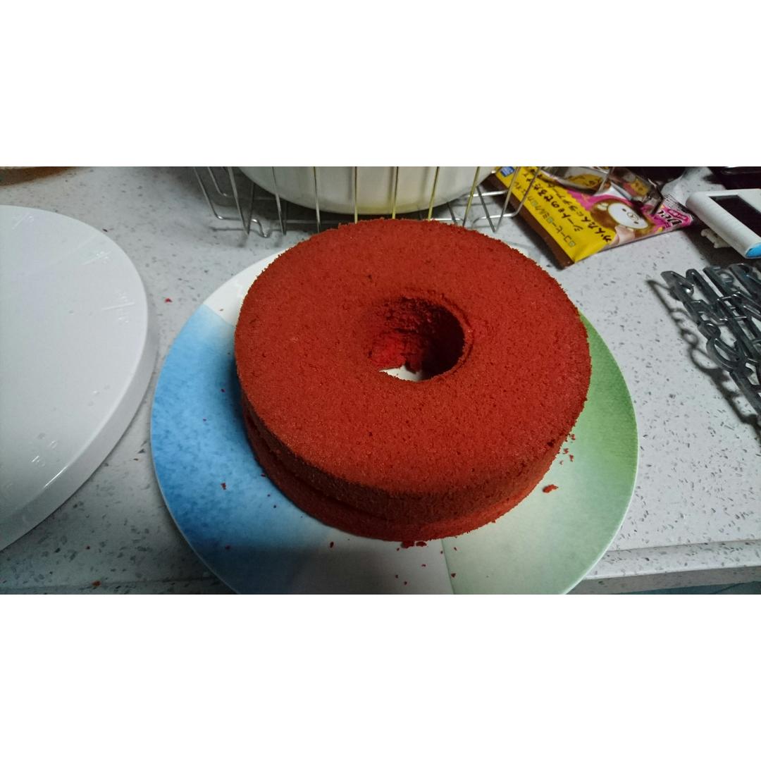 戚风蛋糕脱模（手脱）