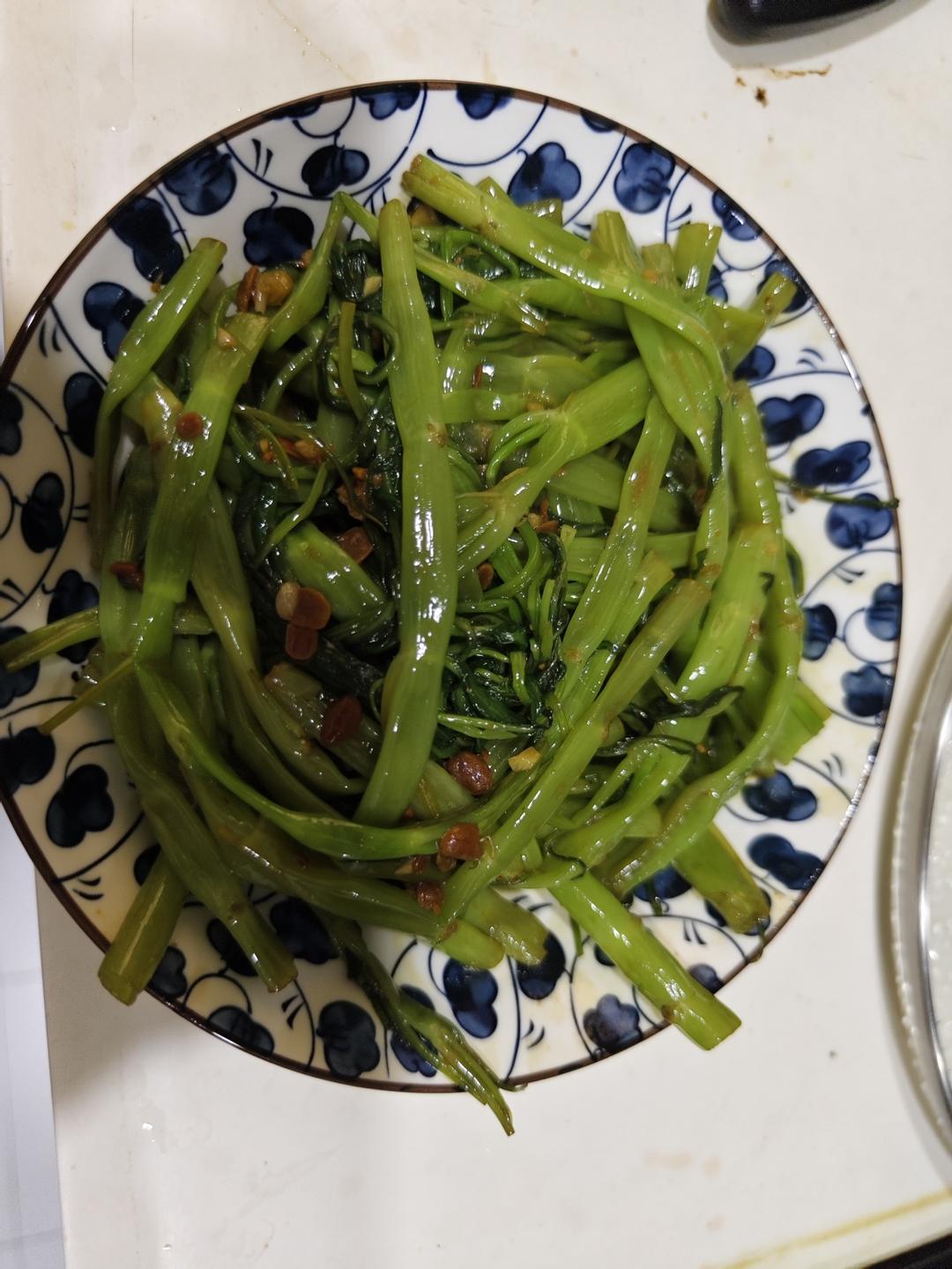 普宁豆酱炒空心菜