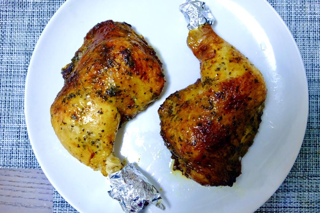 脆皮烤鸡腿
