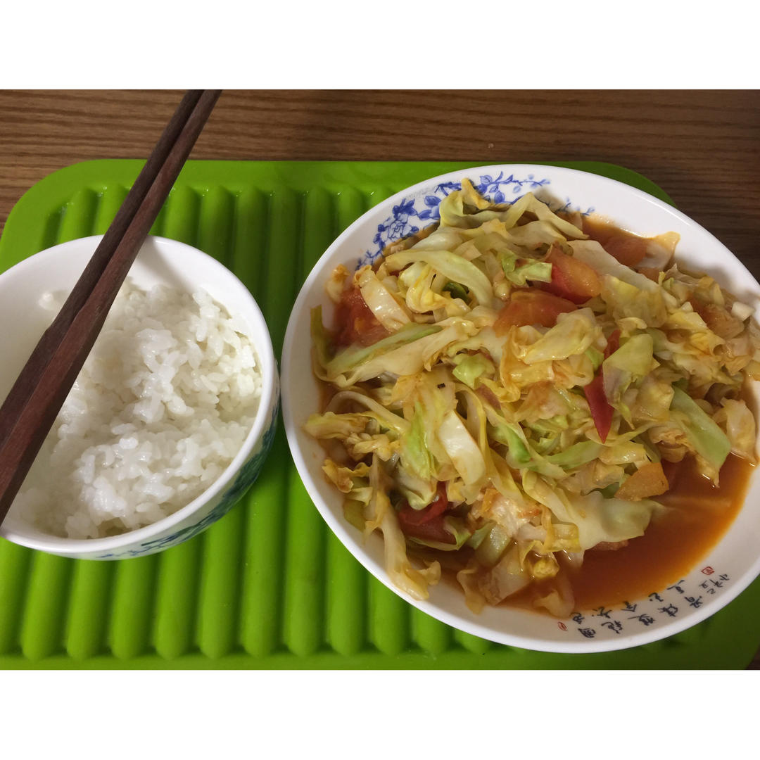 番茄圆白菜