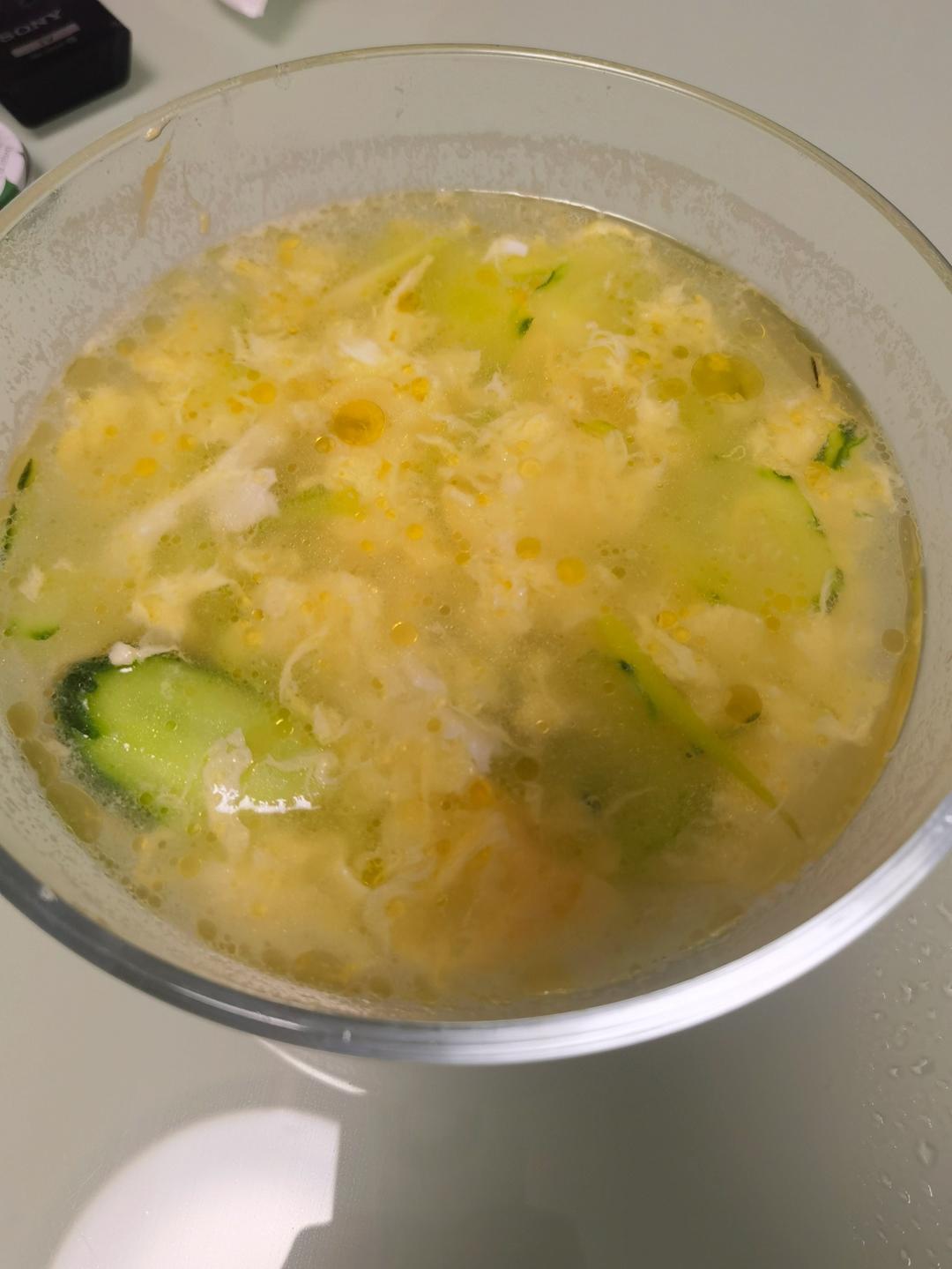 黄瓜蛋花汤