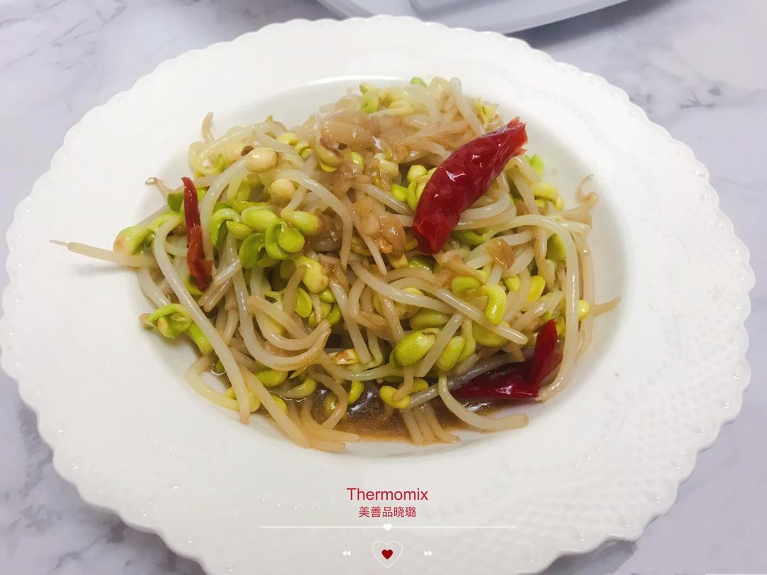 美善品素炒豆芽的做法
