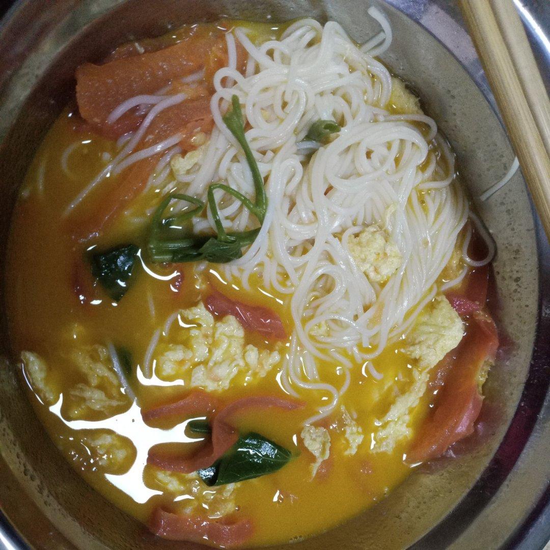汤都要喝光的西红柿鸡蛋面