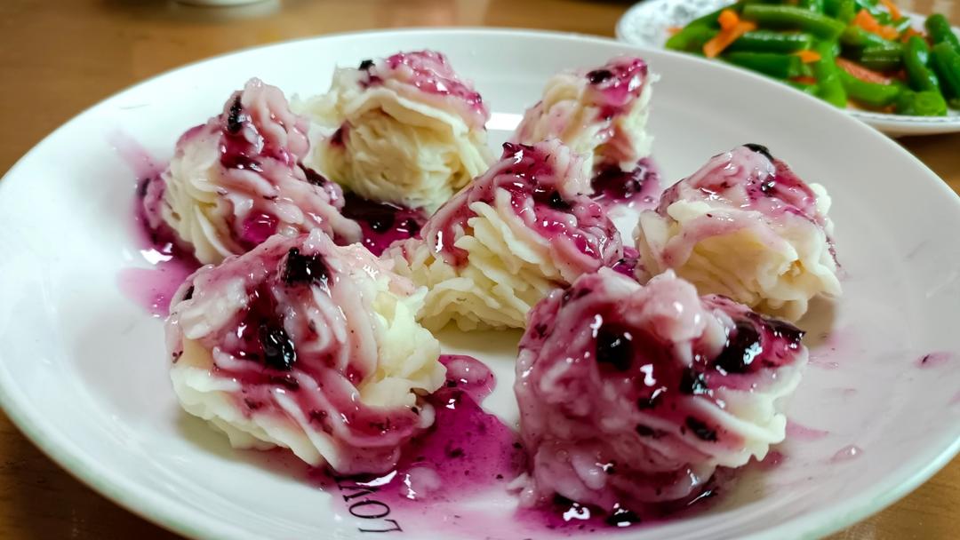 蓝莓山药泥
