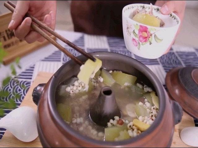 加入半碗水，收获半锅汤，蒸出来的健康美味—冬瓜薏米排骨汤