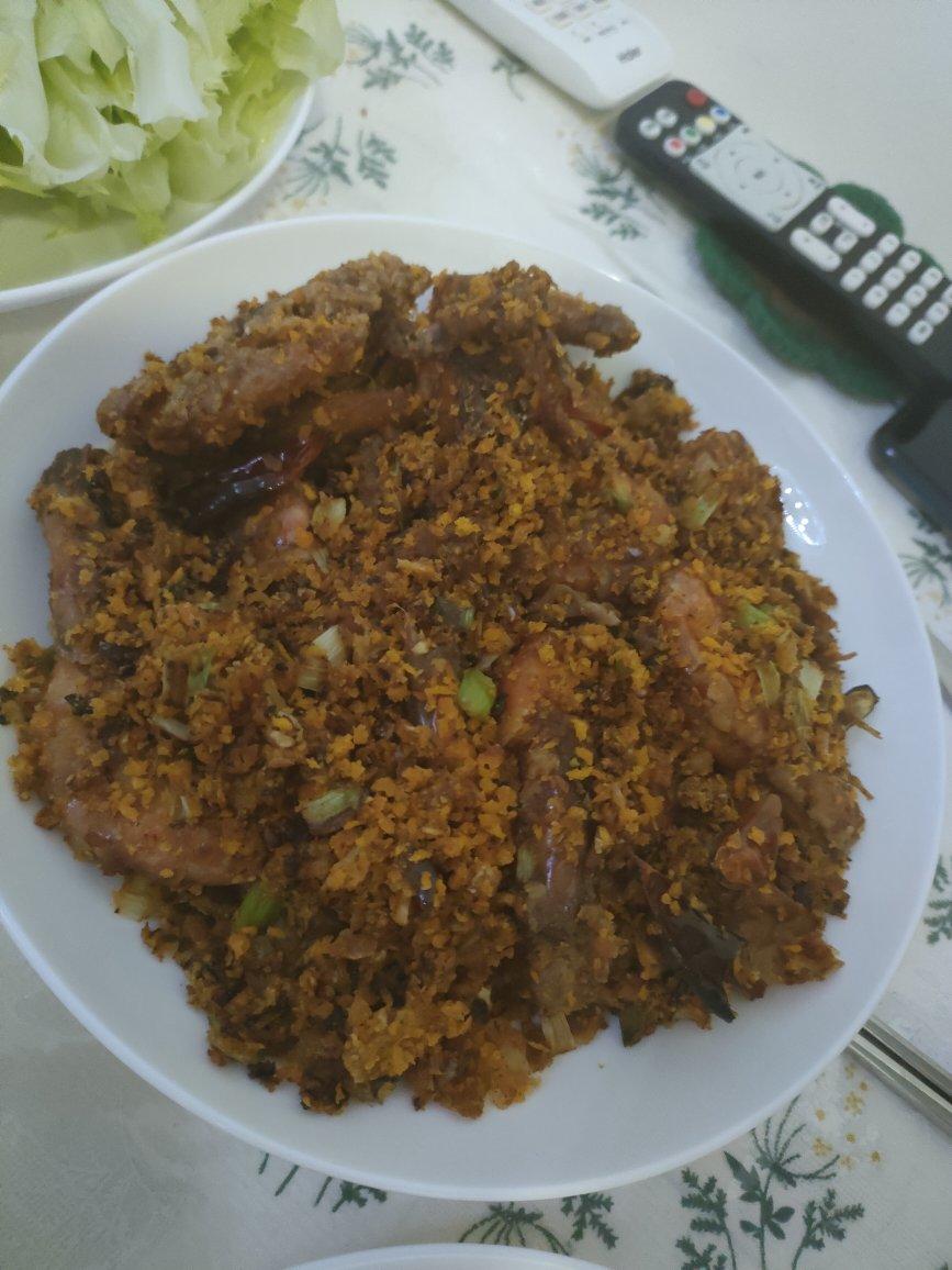 避风塘炒虾