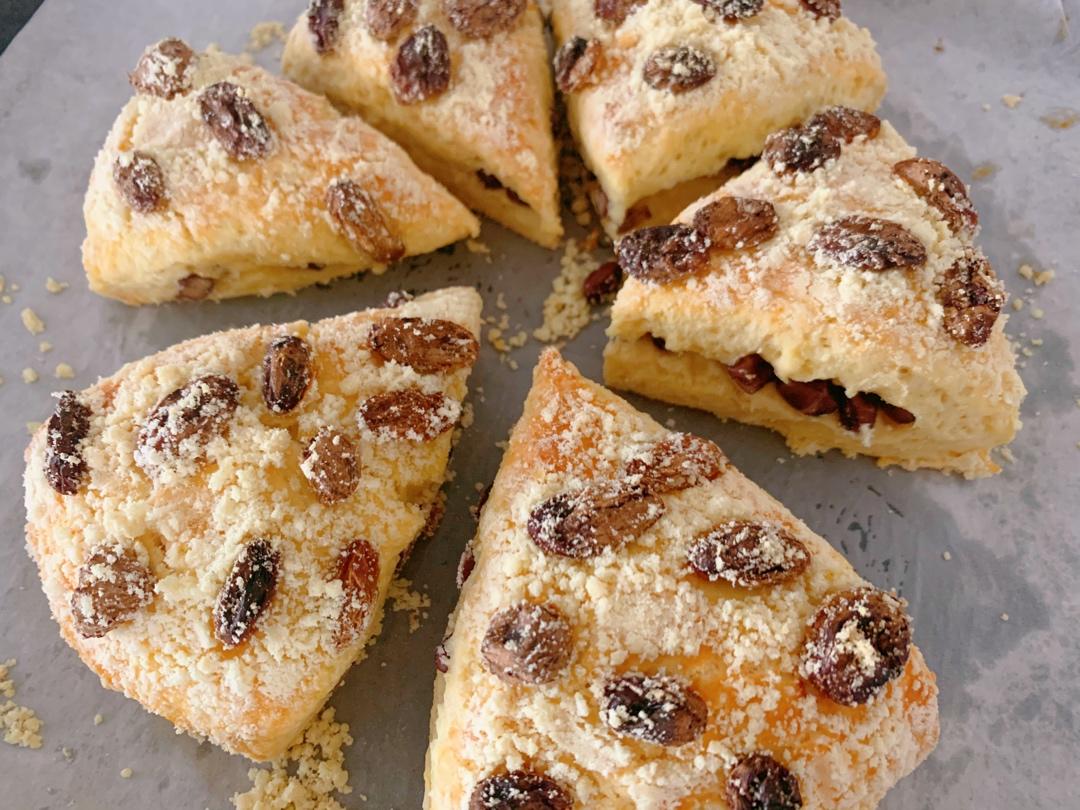 红豆蔓越莓司康（松饼）