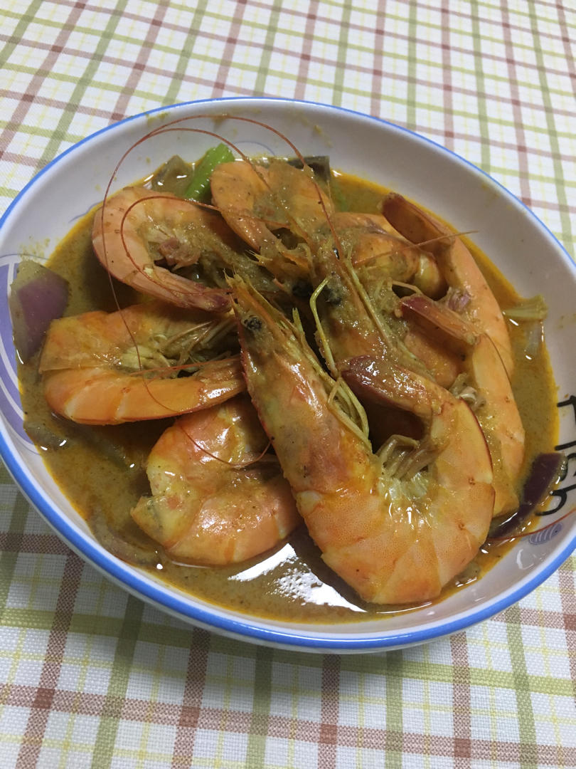 泰式咖喱皇大虾