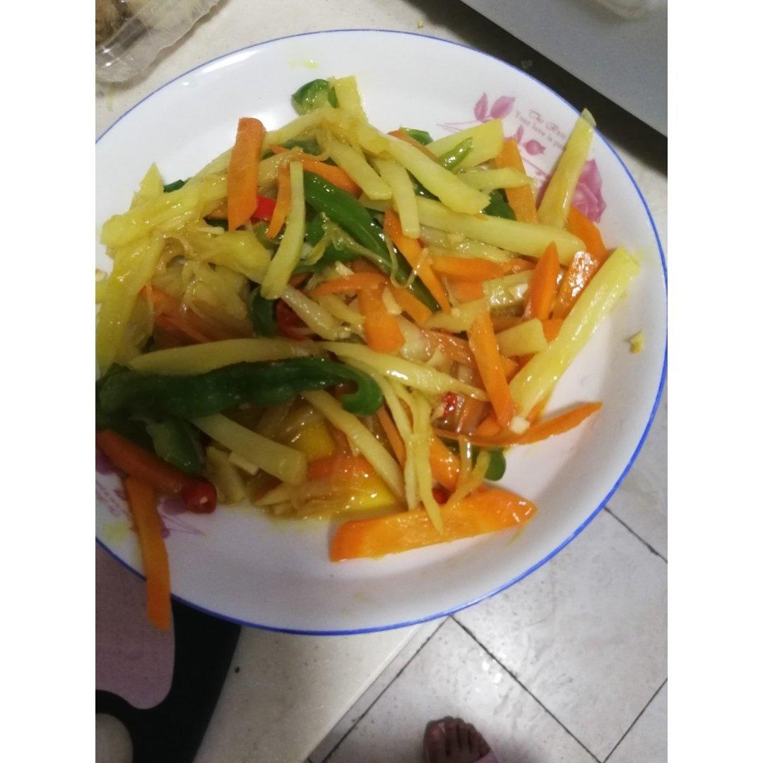 百吃不厌酸辣土豆丝