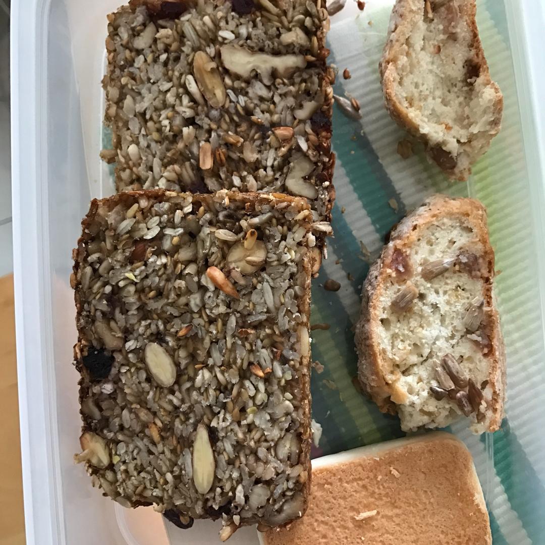 无面粉高纤能量面包丨健康·烘焙