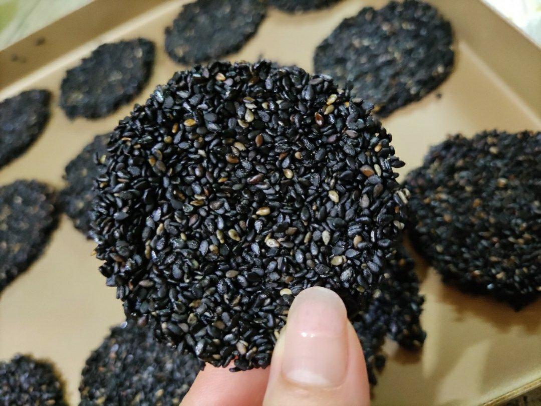 健康黑芝麻薄饼（仅需三步）