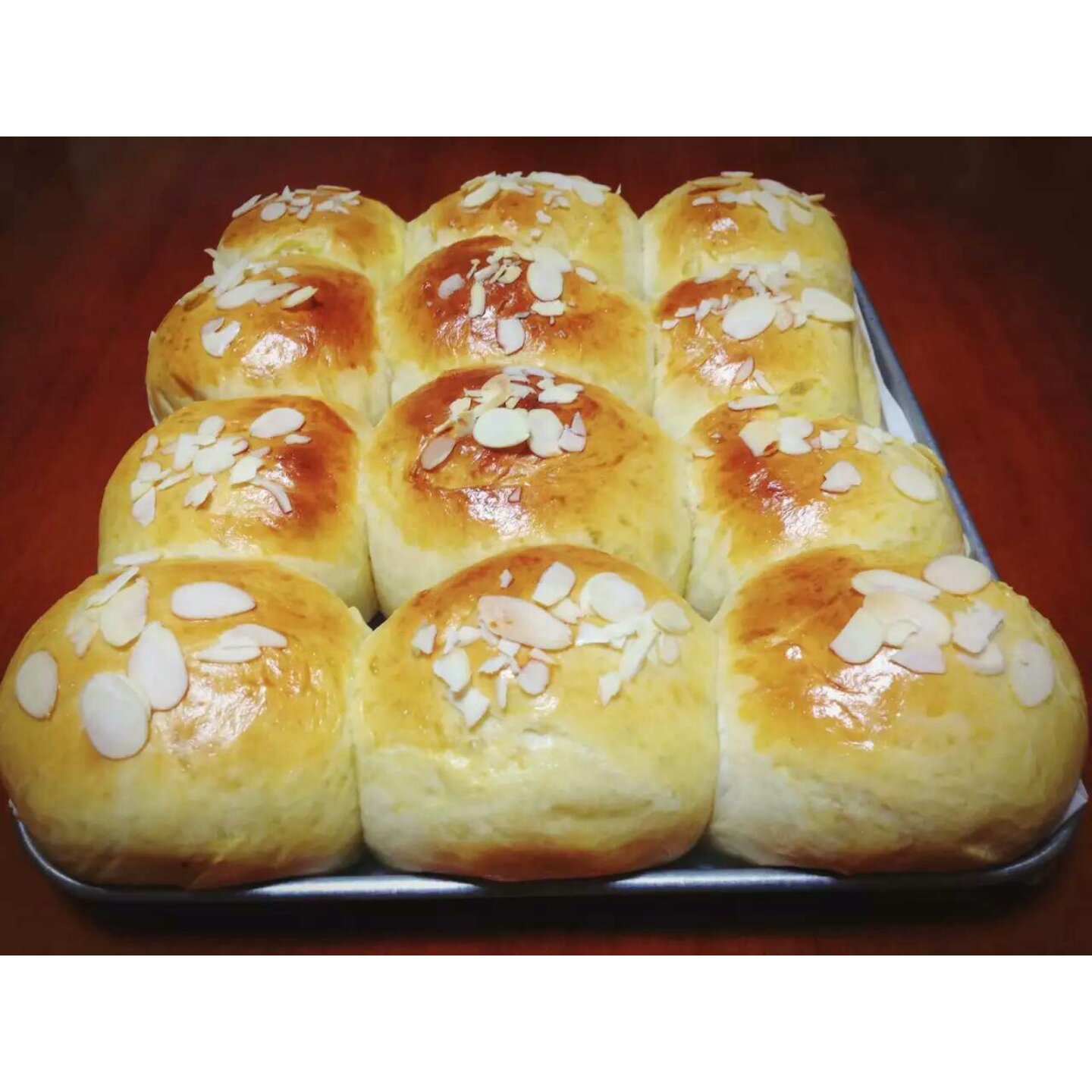 鲜奶油小餐包（一次发酵）
