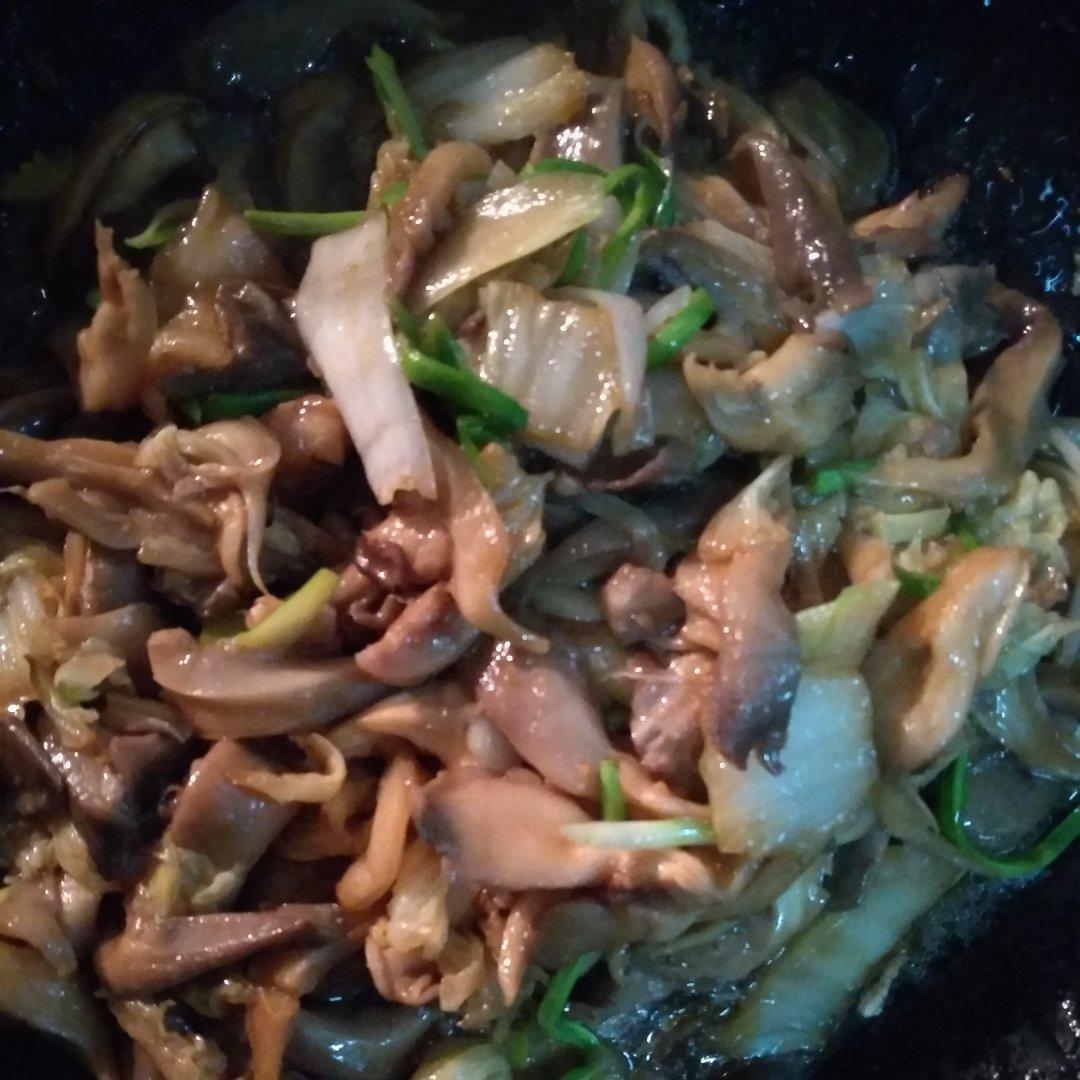 清炒平菇