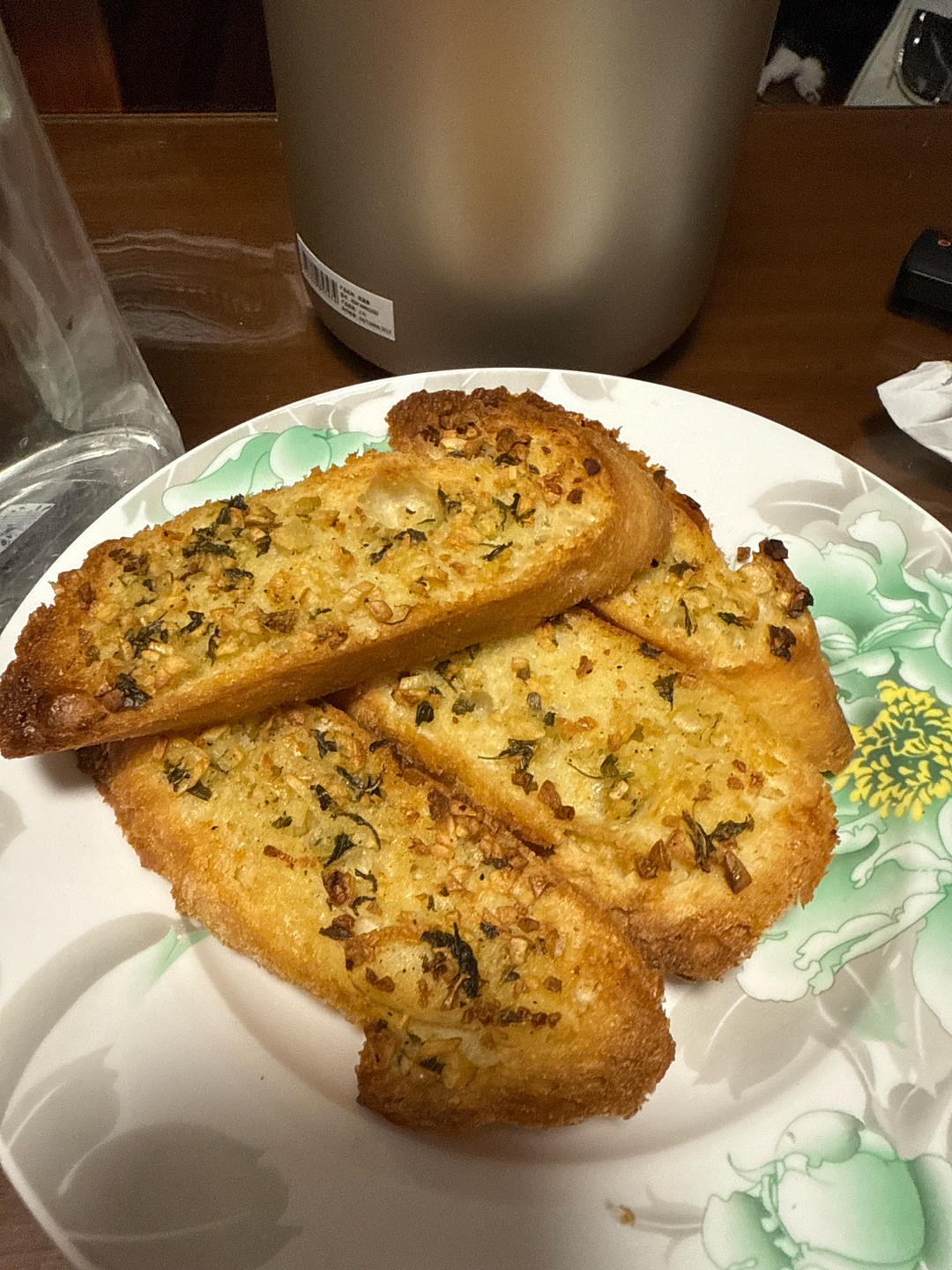 蒜蓉烤面包片