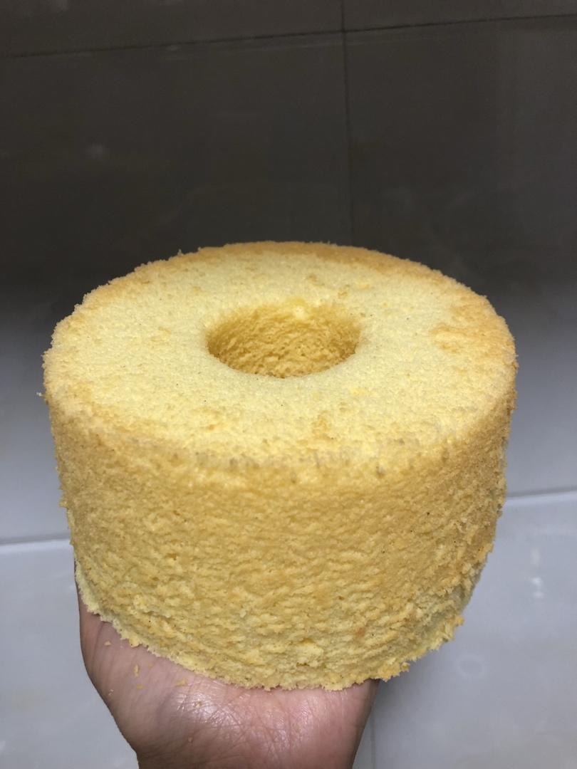 6寸原味戚风蛋糕