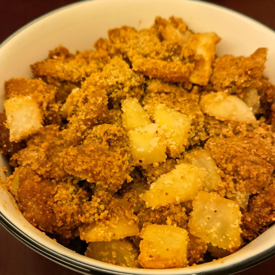 我家的粉蒸肉（排骨）