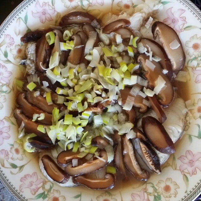 香菇蒸鳕鱼