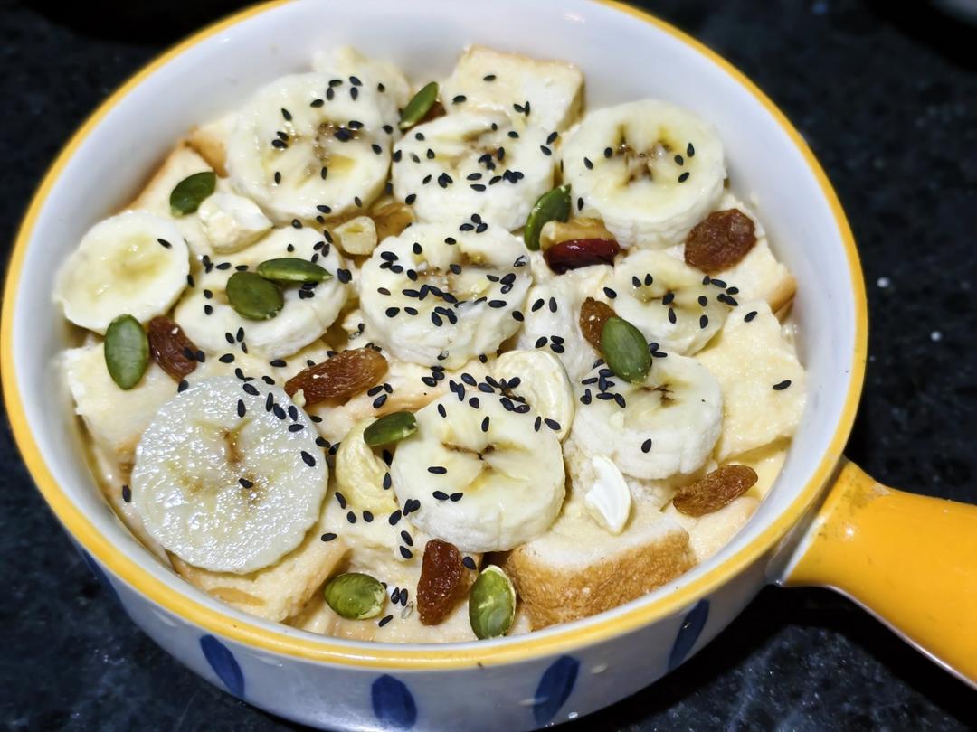 香蕉蛋奶烤吐司