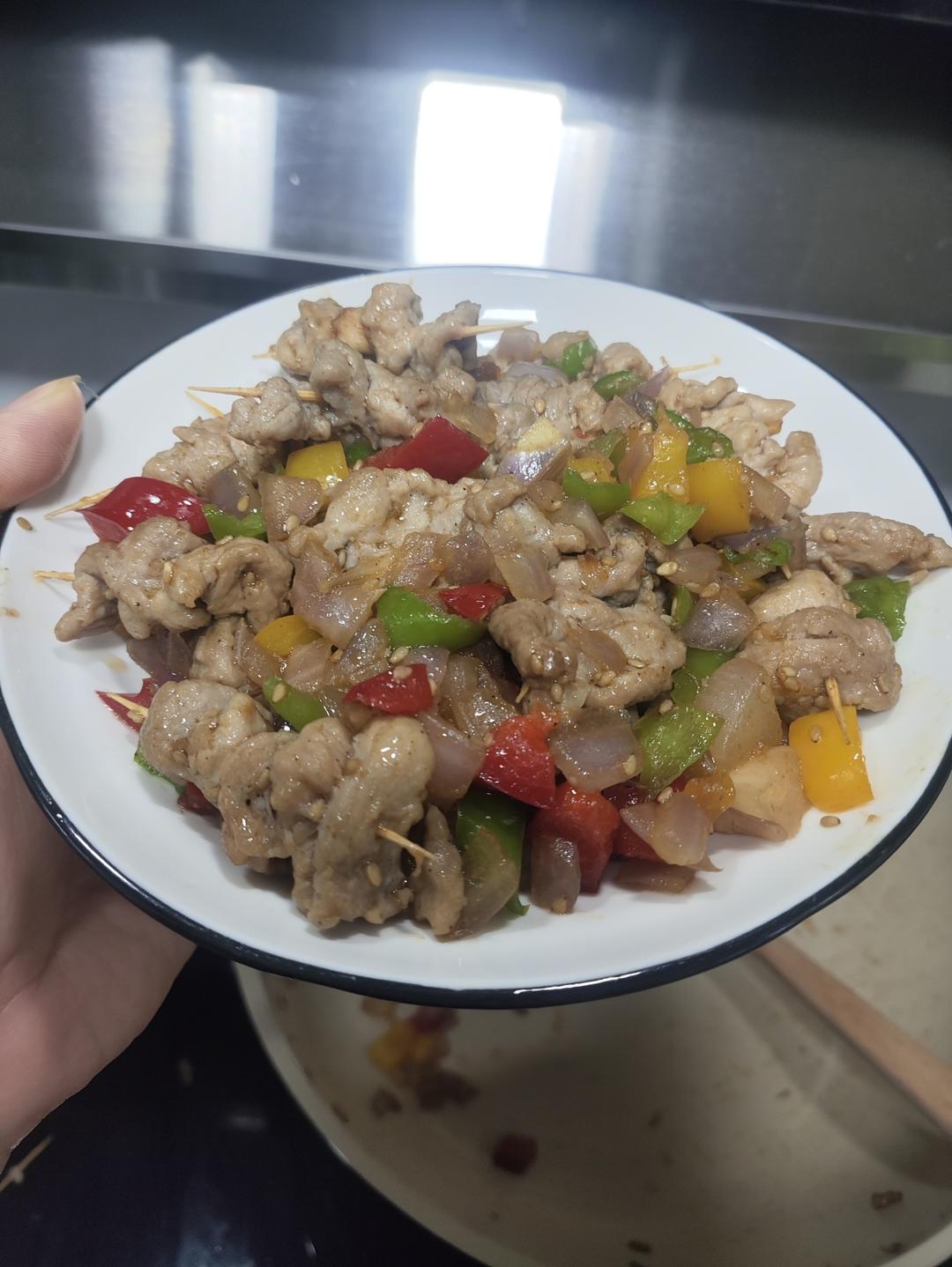 好吃到没朋友的牙签肉