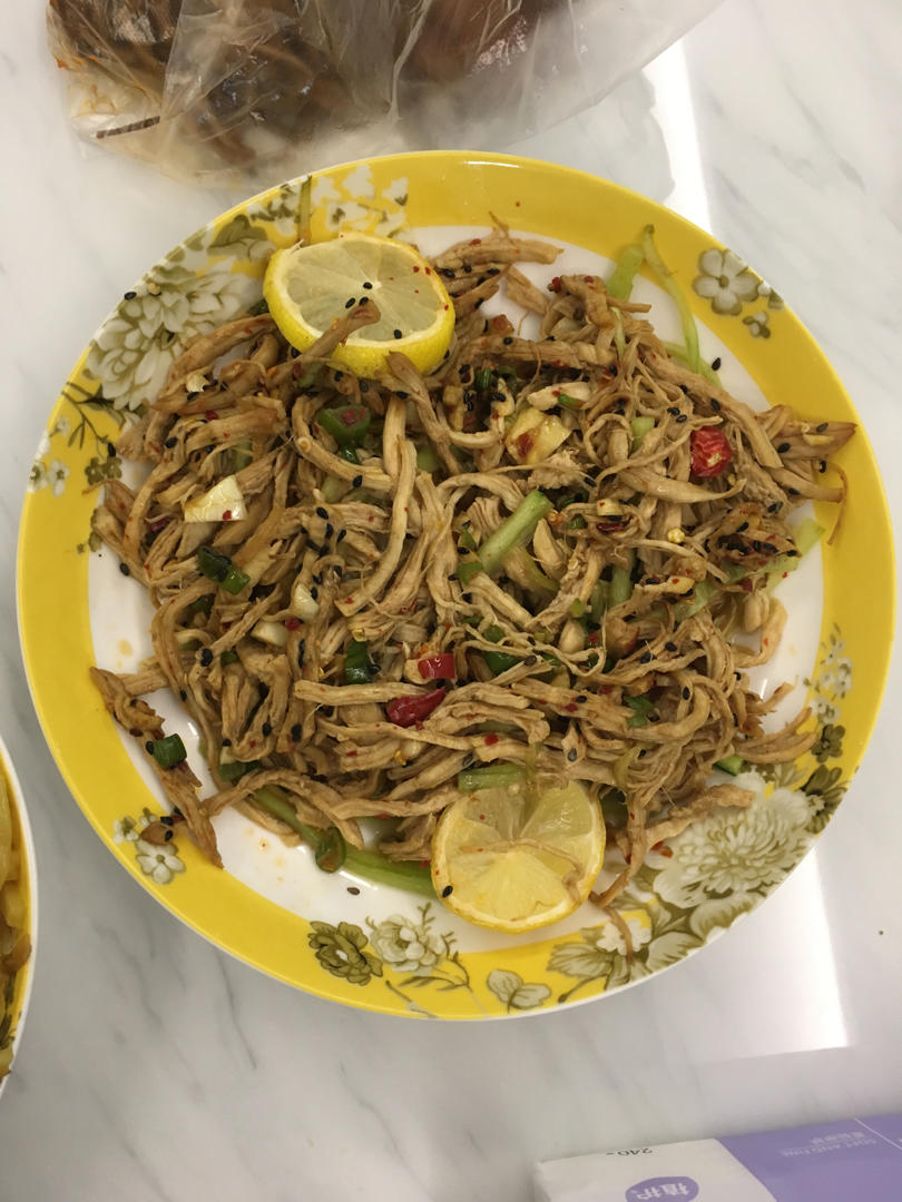 ✅ 第6道快手低脂菜✨清爽美味的柠檬鸡丝🍋鸡胸肉满分吃法💯