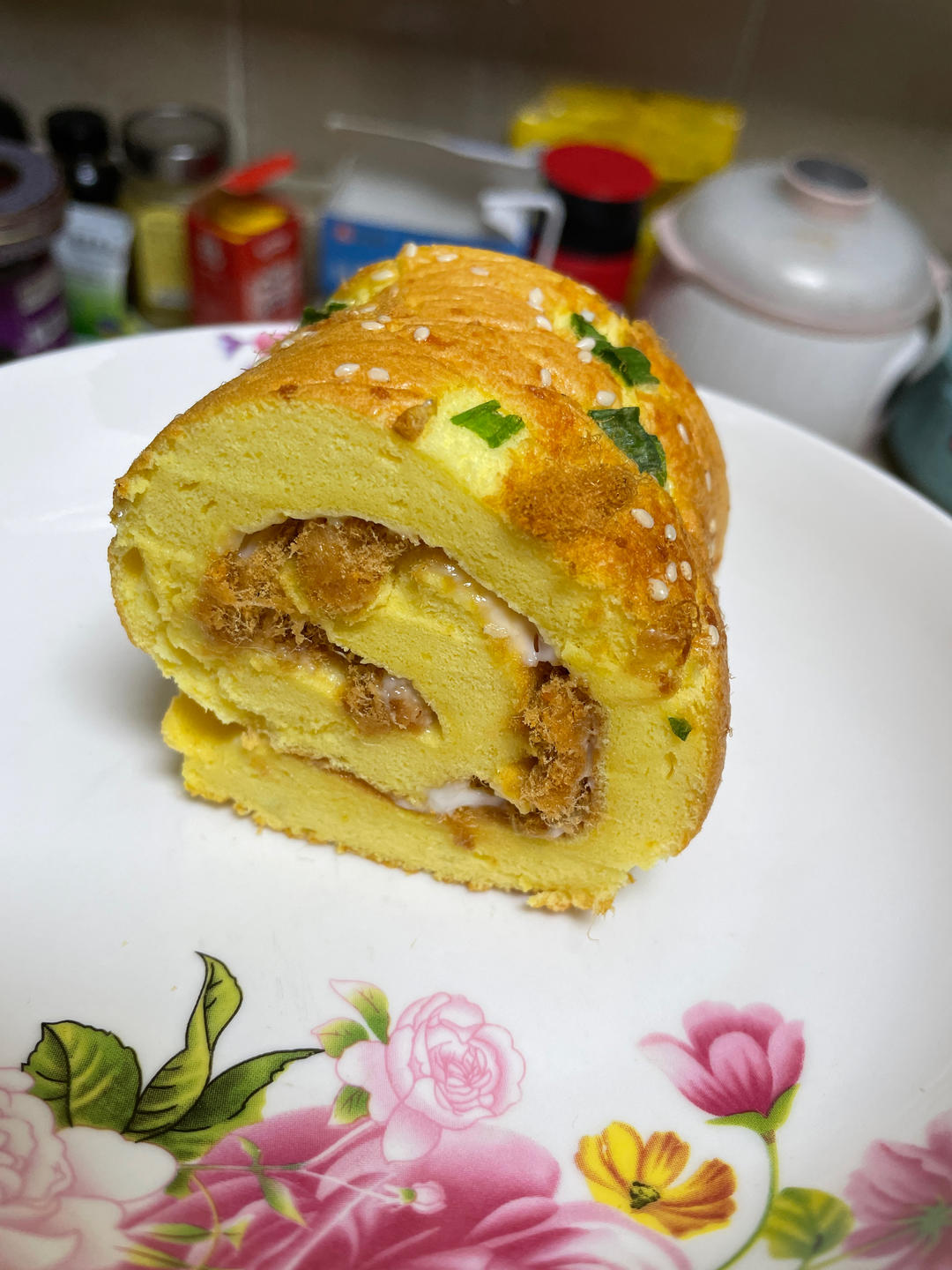 怎么卷都不裂的肉松蛋糕卷