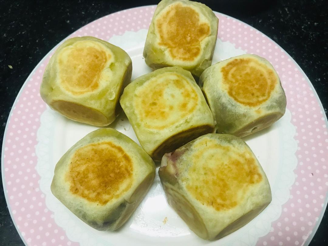 【爆浆紫薯仙豆糕】