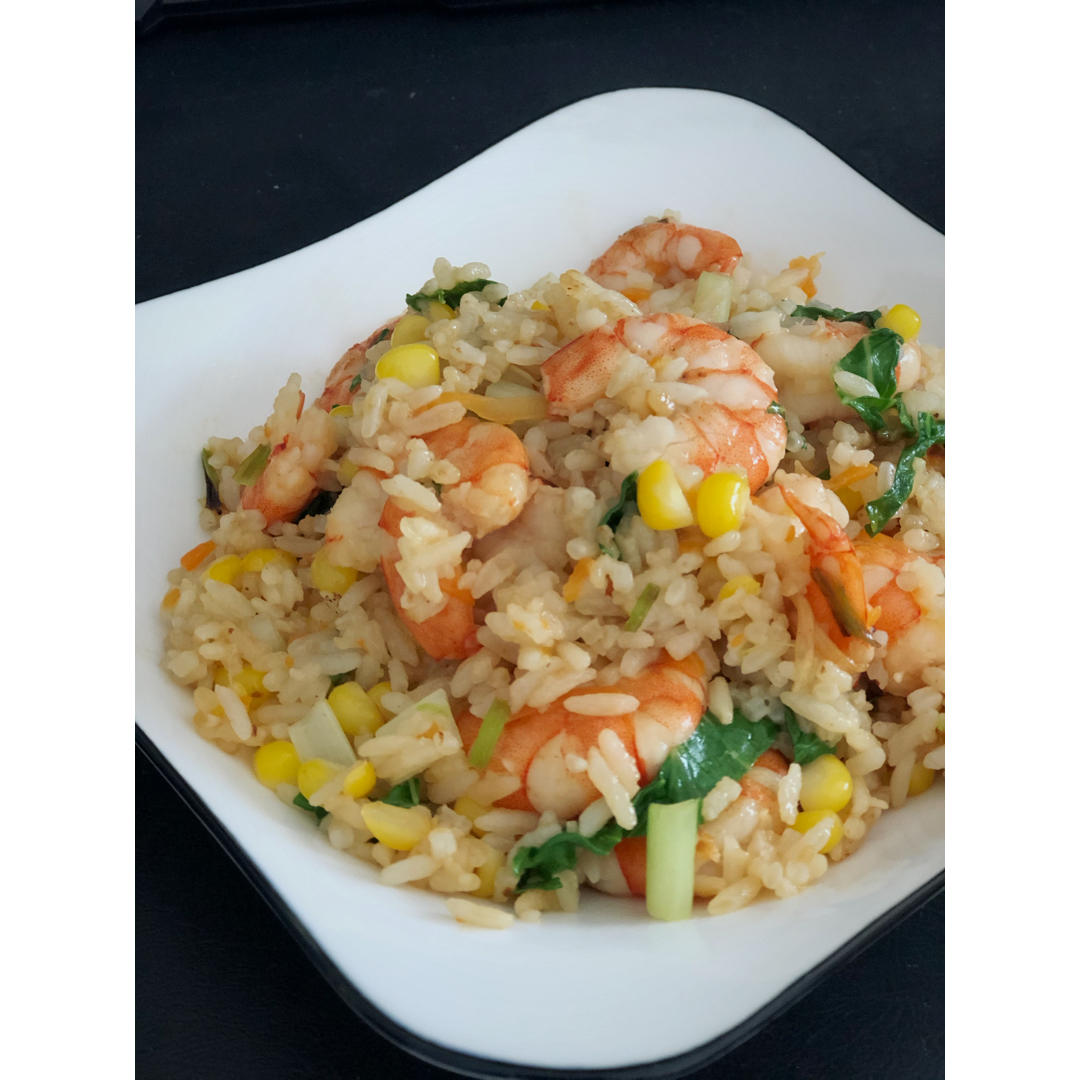 全网最好吃的【虾仁炒饭】！