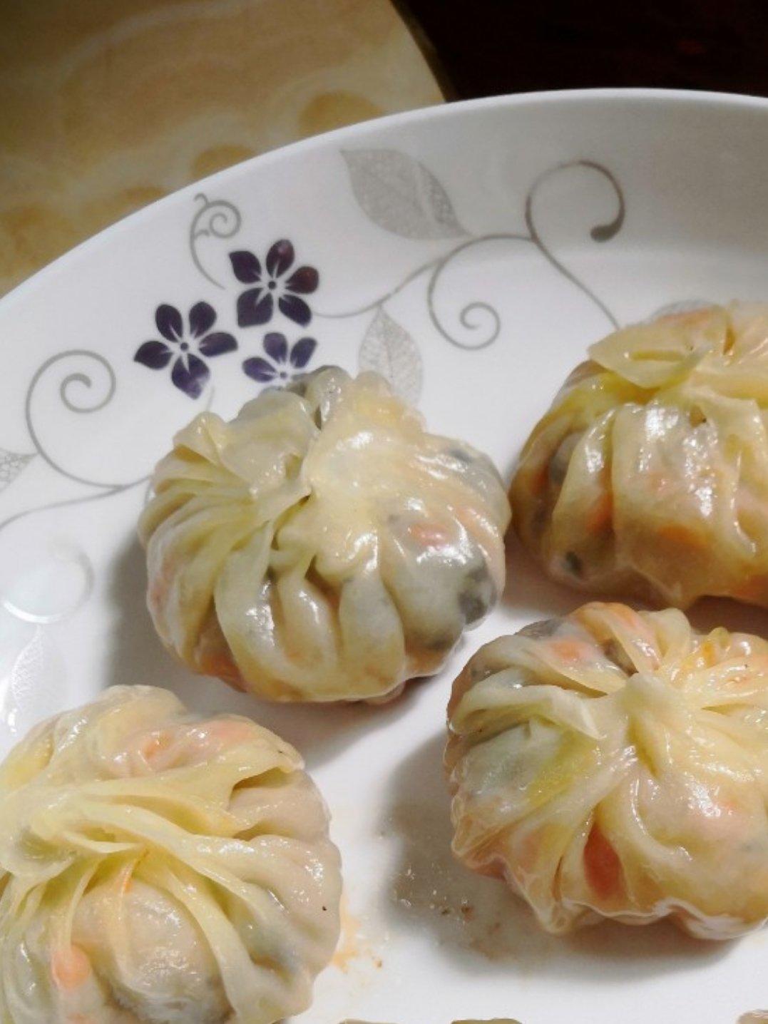 饺子皮版生煎包