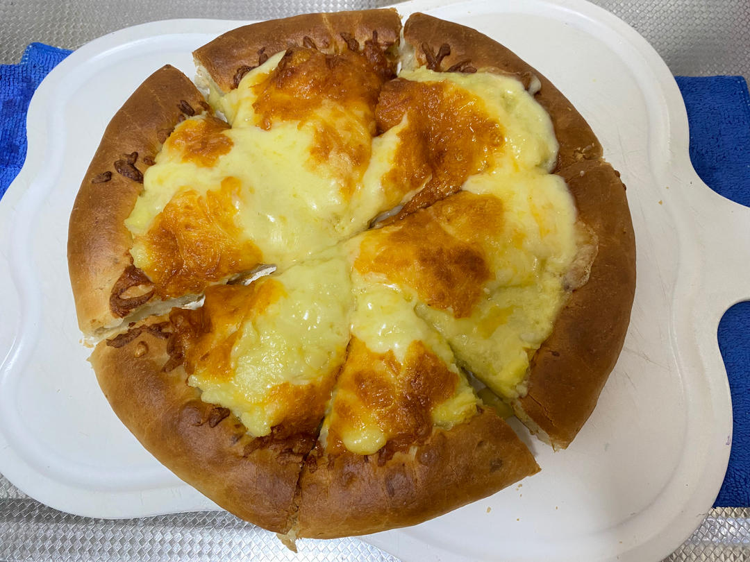 八寸榴莲pizza（饼底做法）