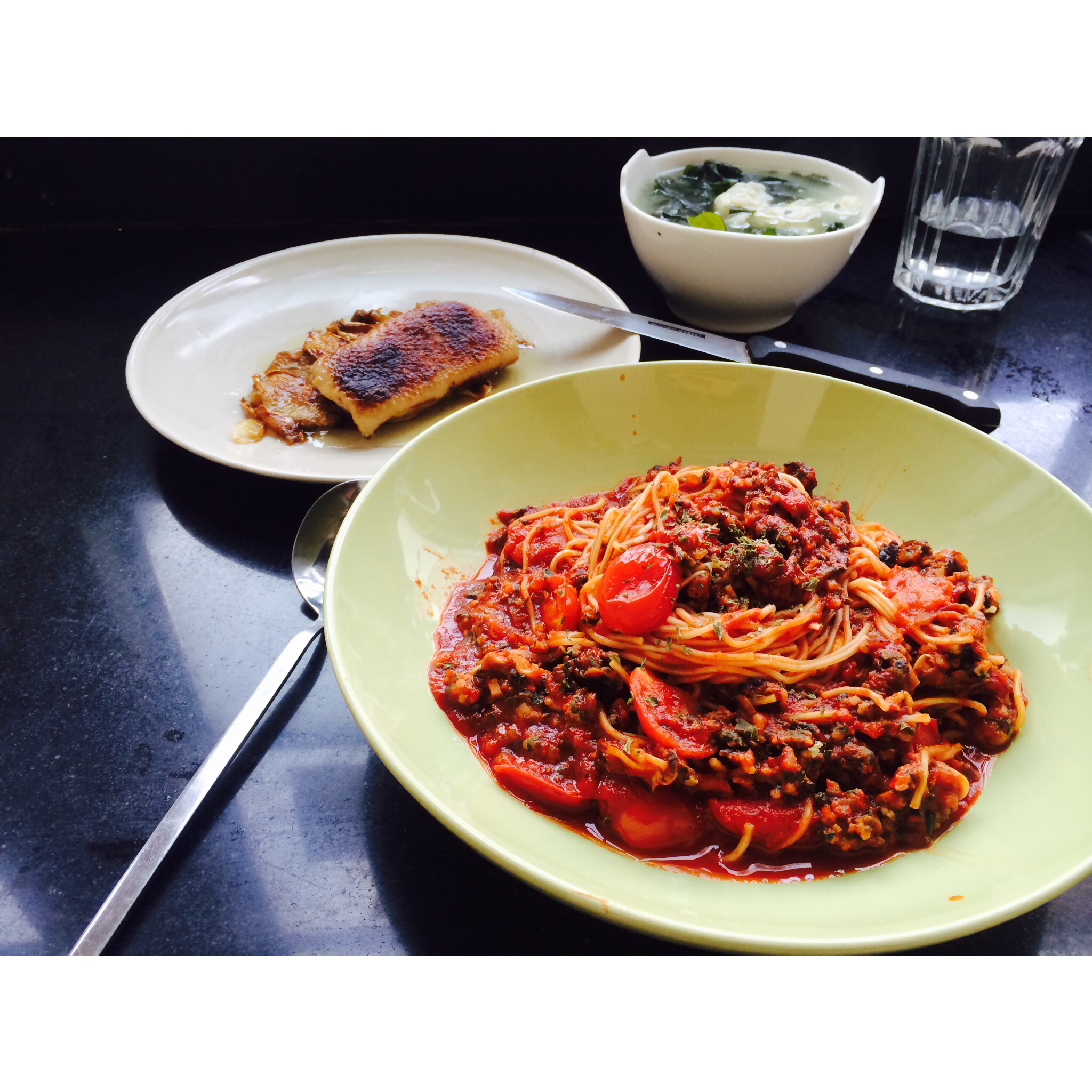 番茄肉酱意大利面