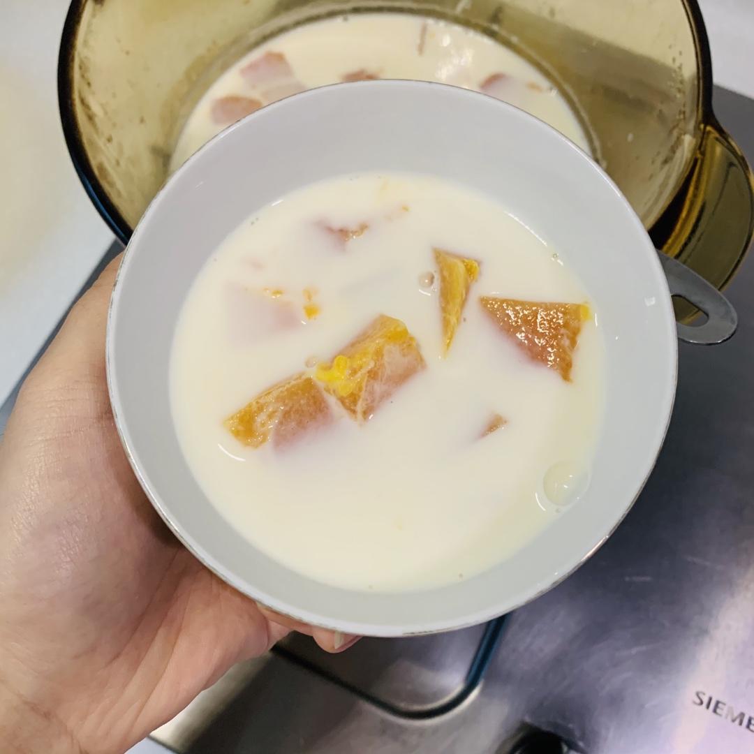 木瓜炖牛奶