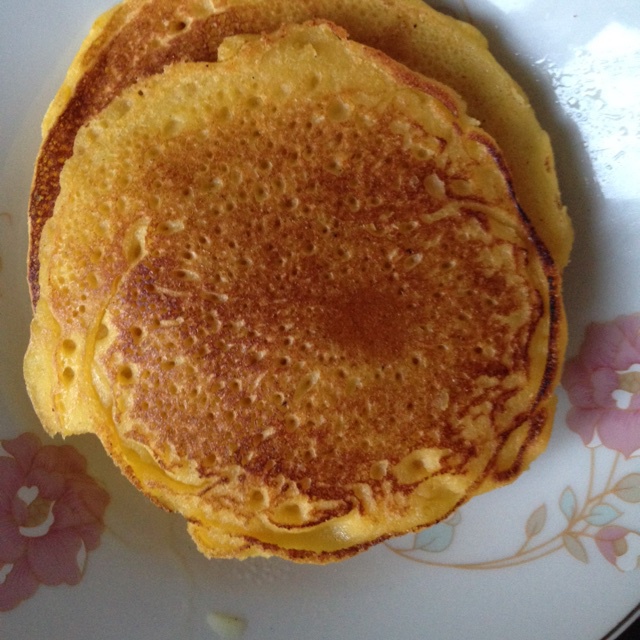 鸡蛋奶香玉米饼