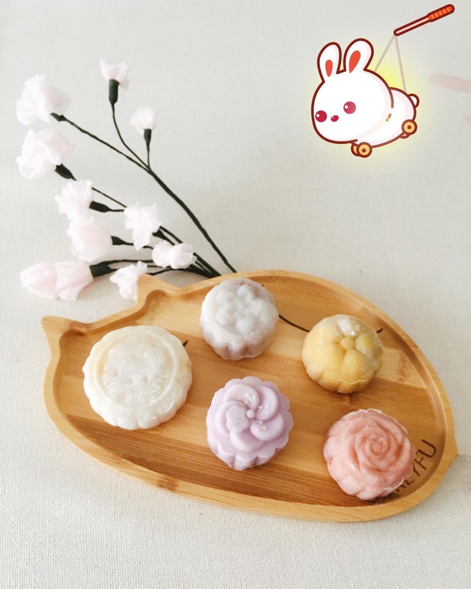 好吃到哭的冰皮月饼（细腻绿豆沙/榴莲）