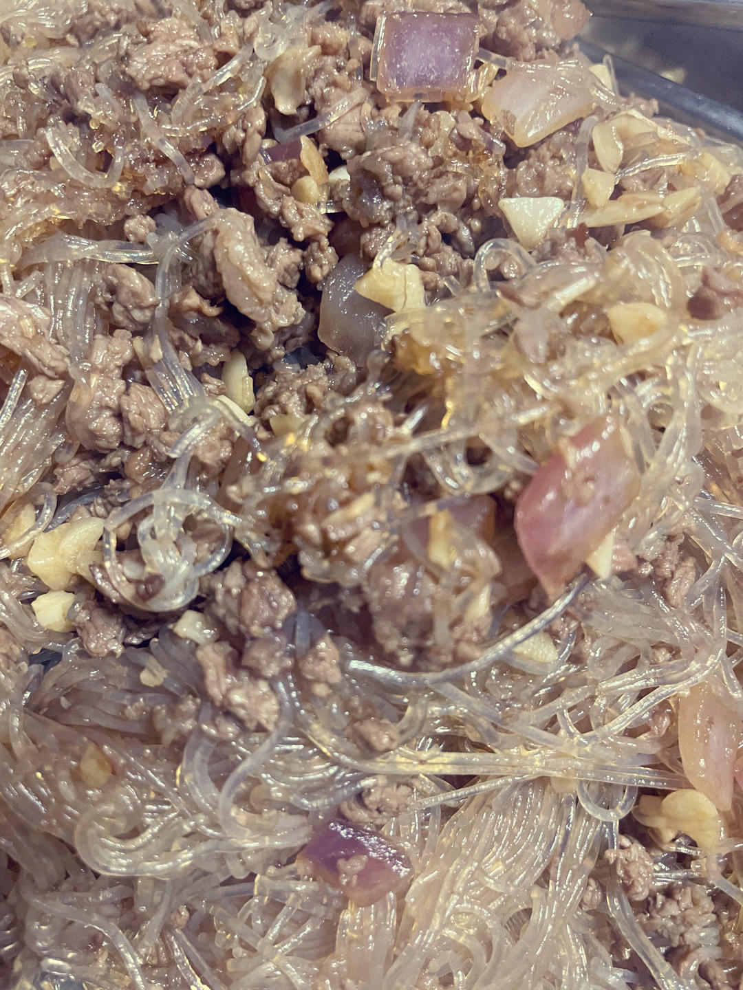 肉末粉丝煲（蚂蚁上树，干捞粉丝煲）
