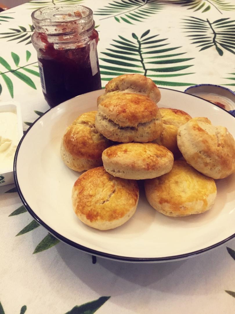 酵母司康饼【视频】