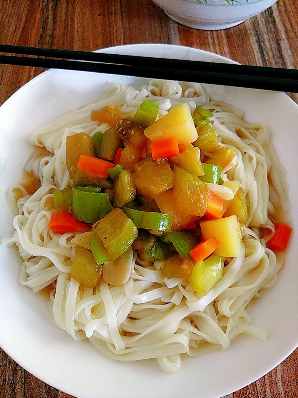 土豆炖茄子(东北菜)