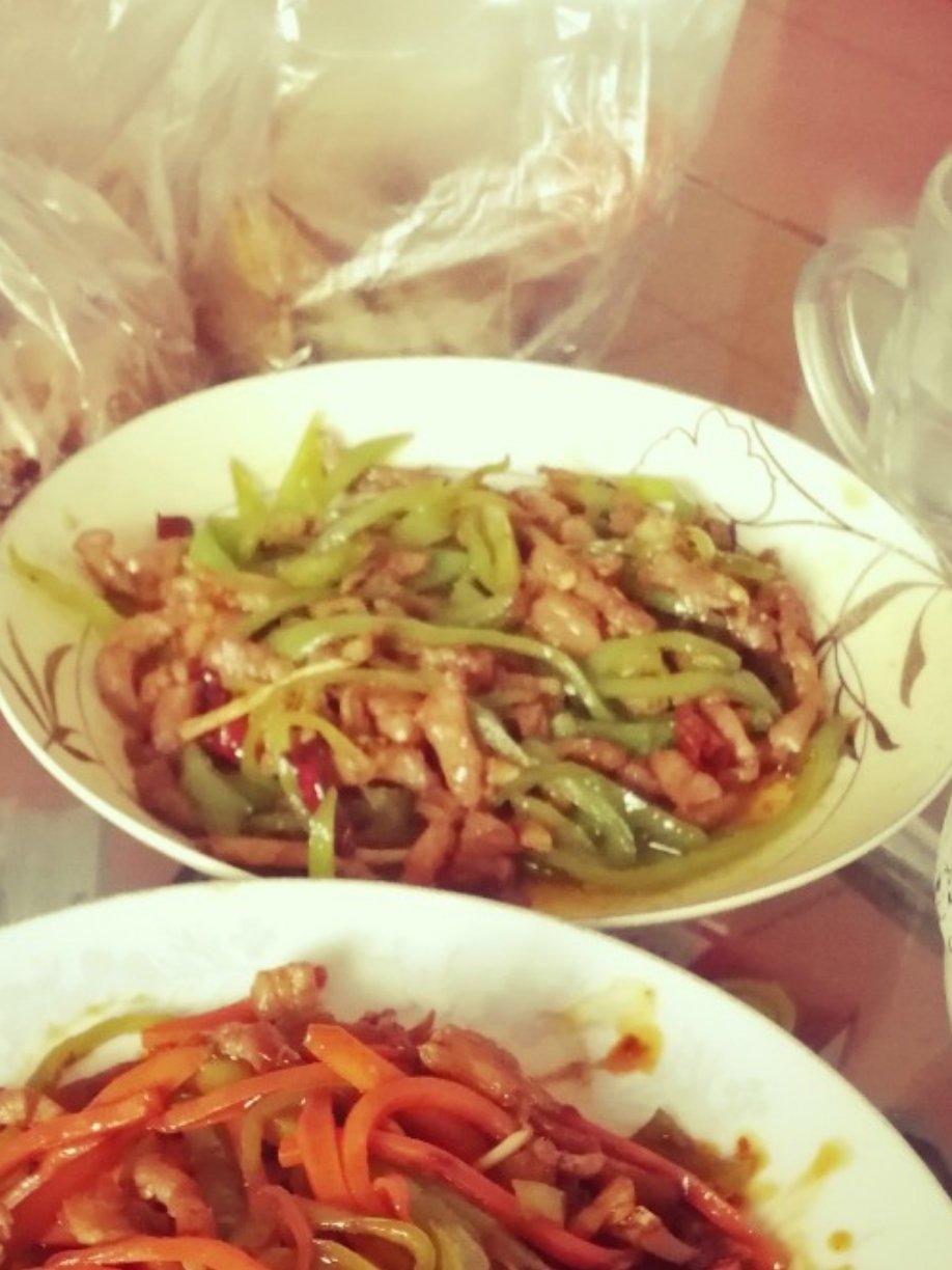 青椒炒肉丝