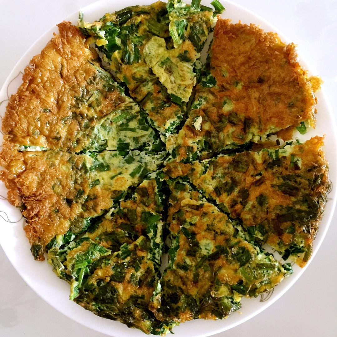 韭菜鸡蛋饼