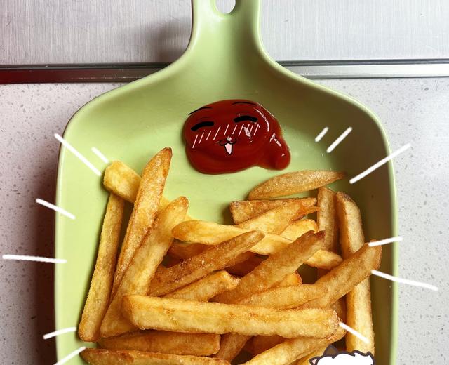 脆香炸薯条的做法