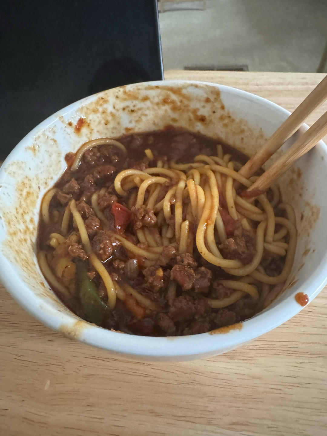 番茄肉末拌面