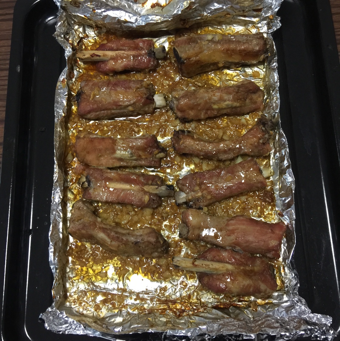 香到骨头里的蒜香排骨（烤箱）