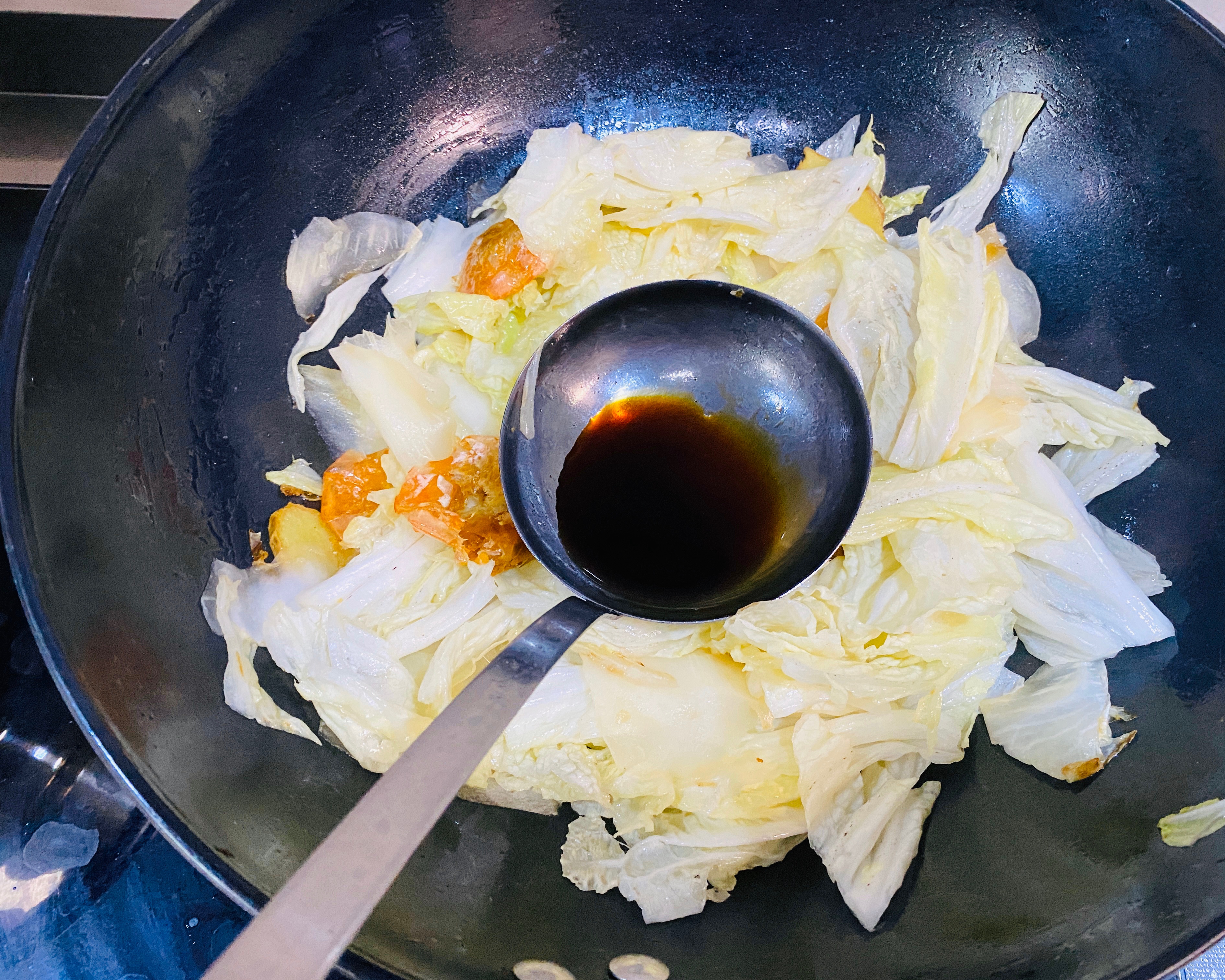 暖心❤️虾干🦐烧白菜豆腐的做法 步骤8