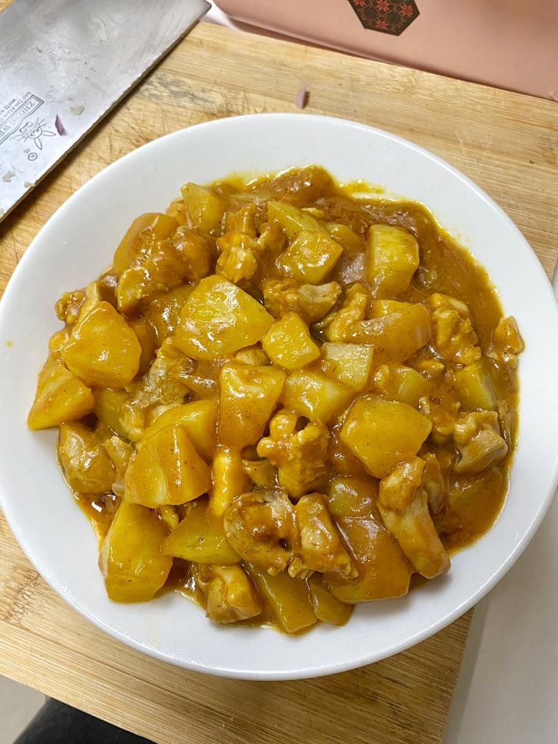 咖喱鸡肉饭