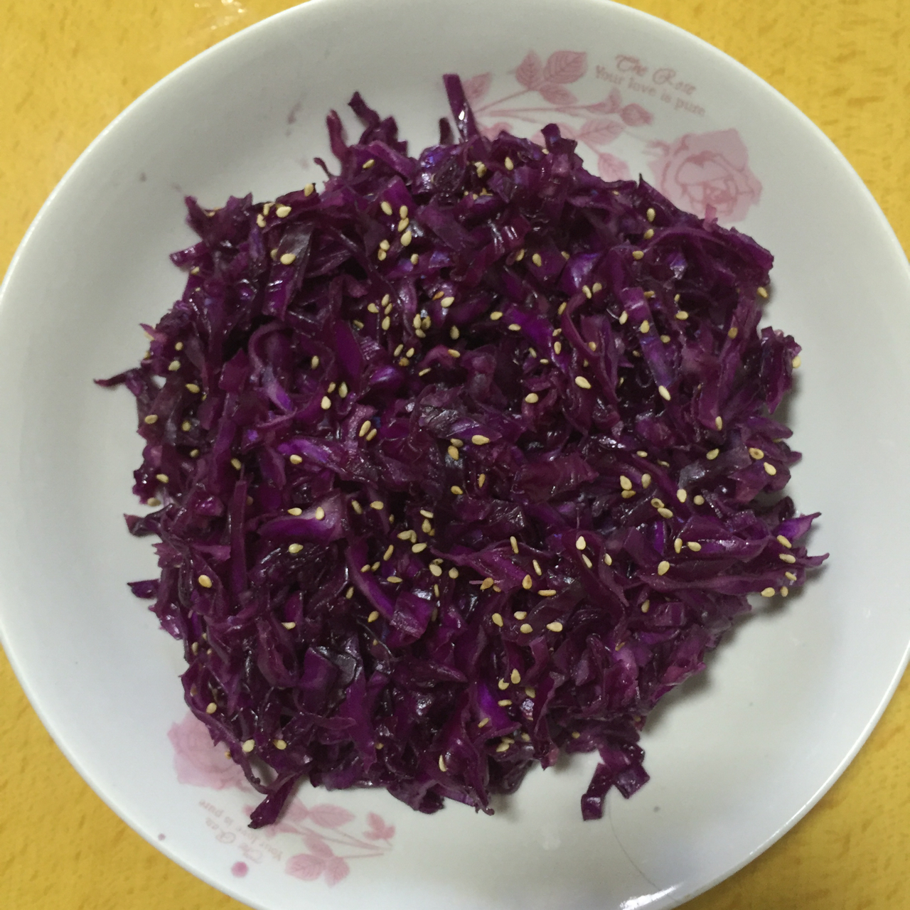 凉拌紫甘蓝