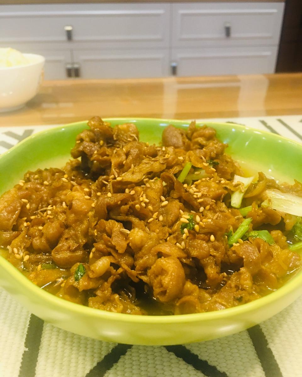 孜然羊肉片