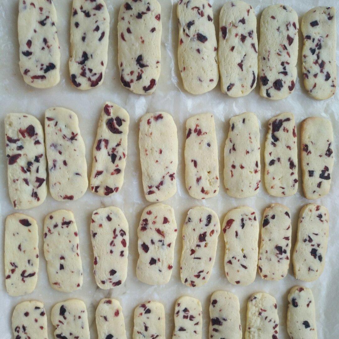 低糖少油版蔓越莓饼干