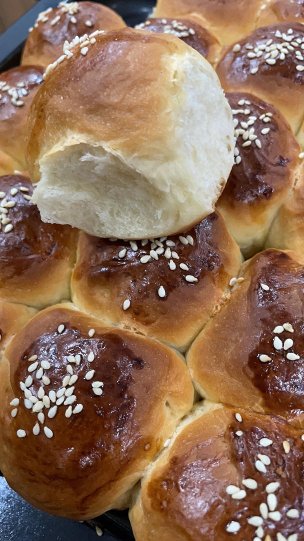 新手一发：奶香小面包